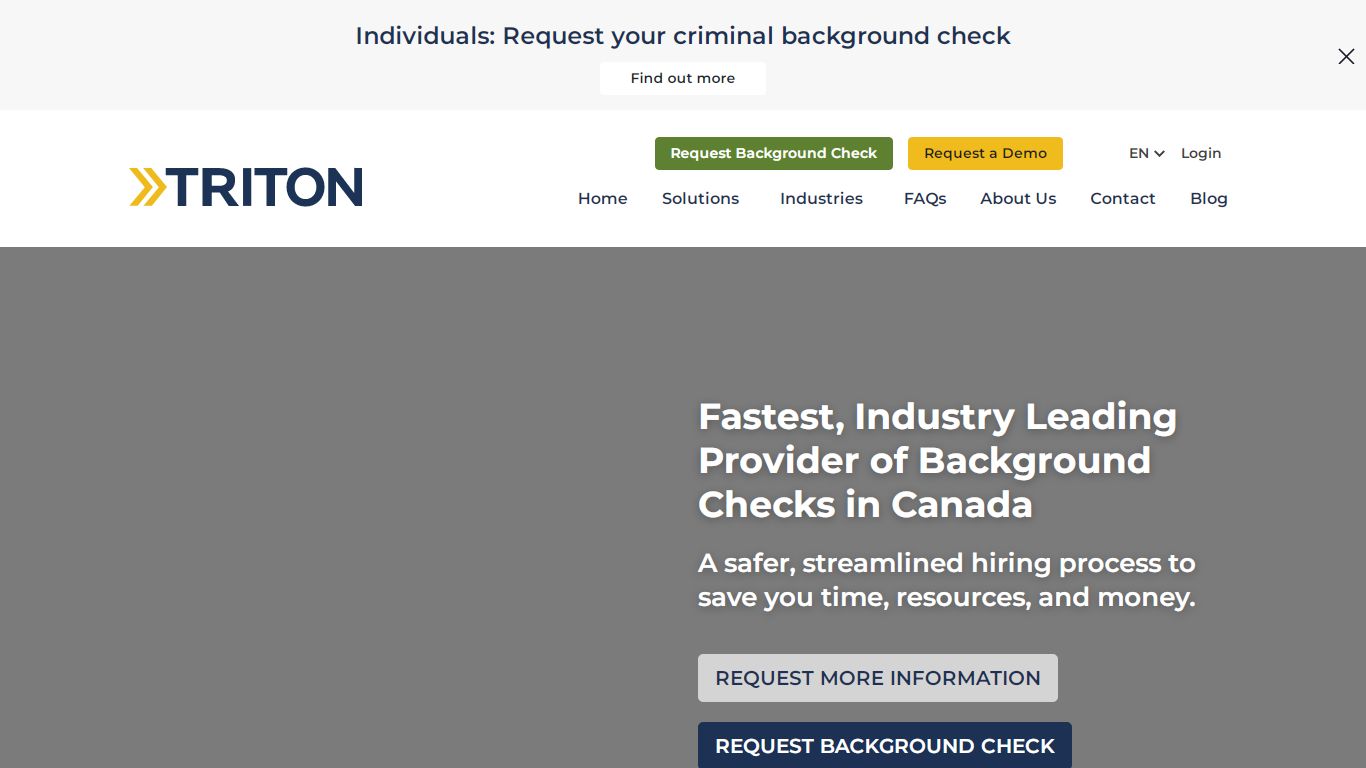 Background Checks in Canada | Online Check Experts | Triton